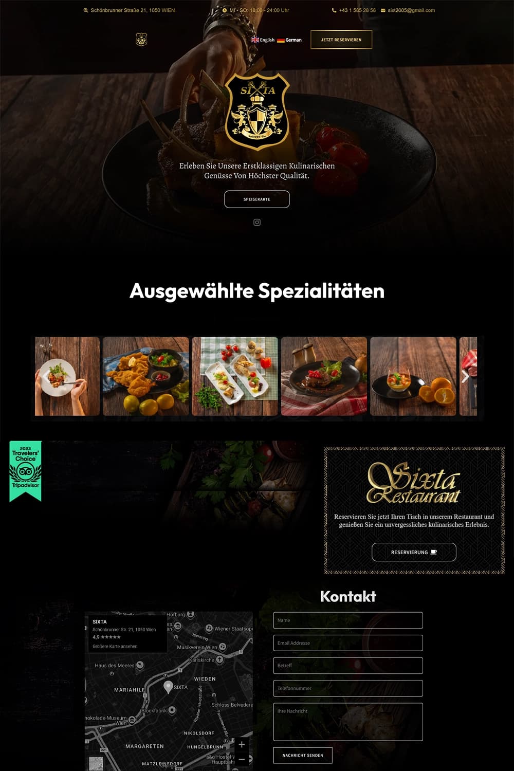 Reservierungsablauf mit klaren CTAs und Slot-Auswahl